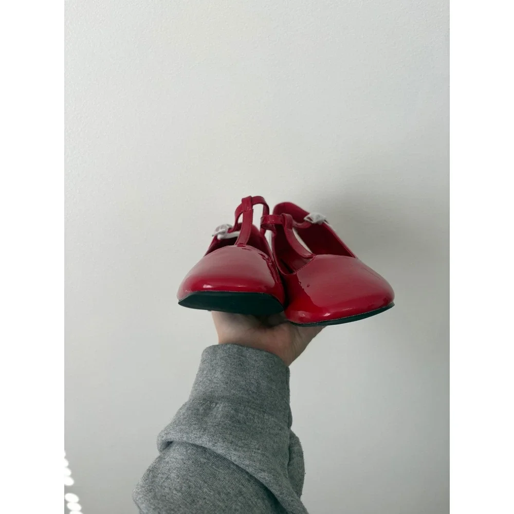 Soul Princess Women's Heels – Red Shiny – Size 8 - Picture 3 of 5